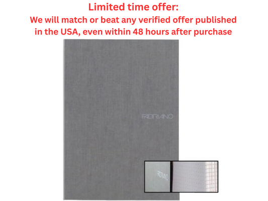 Fabriano EcoQua Dot Grid Note Pad – Large Glue-Bound 90 Sheets | Clearance Sale Fabriano
