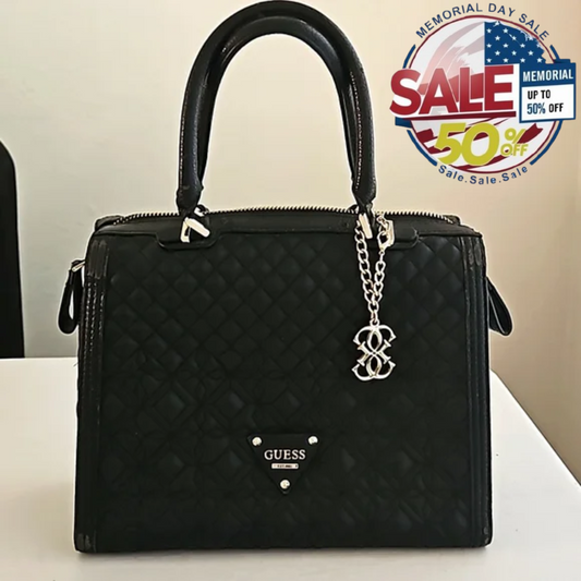 Vintage Guess Women’s Black Hand Bag L12" W6" H10" | Perfect Memorial Day Sale Y Pay More