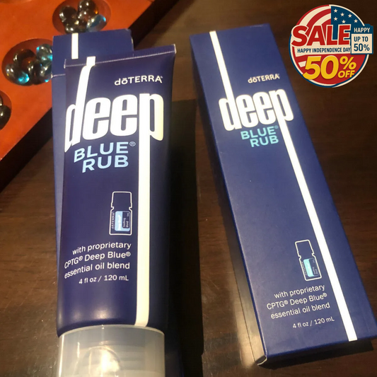 doTERRA Deep Blue Rub 4oz Soothing Blend for Aches & Pains Independence Day Sale doTERRA