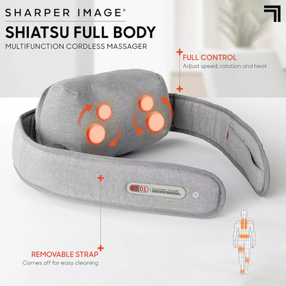 Sharper Image Shiatsu Full Body Multifunction Cordless Massager Y Pay More