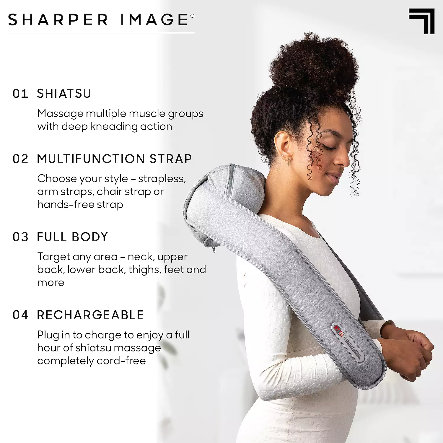 Sharper Image Shiatsu Full Body Multifunction Cordless Massager Y Pay More