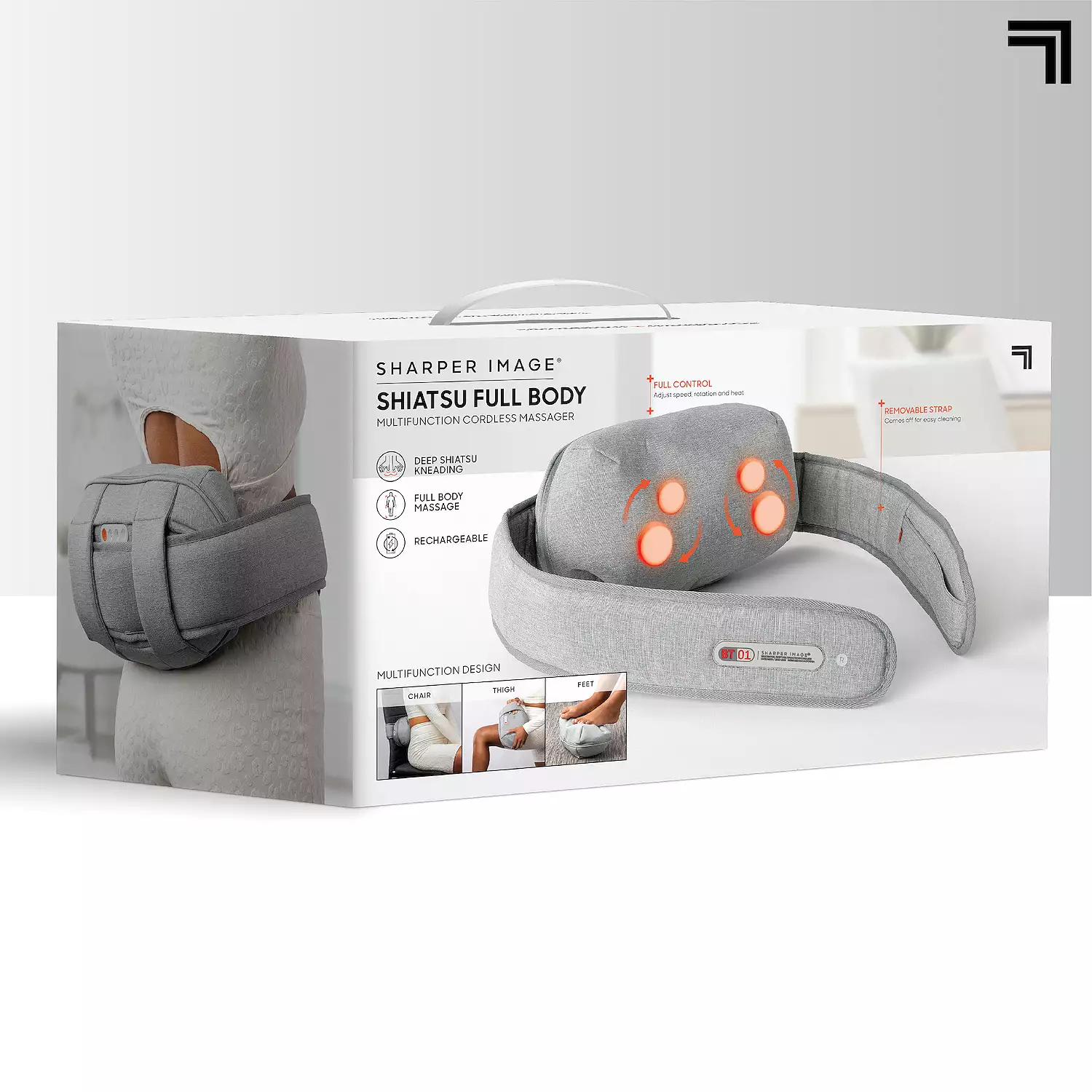 Sharper Image Shiatsu Full Body Multifunction Cordless Massager Y Pay More