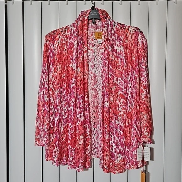 NWT Ruby Rd Net Cardigan Size M Y Pay More