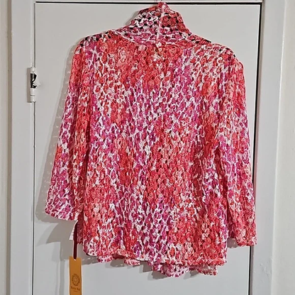 NWT Ruby Rd Net Cardigan Size M Y Pay More