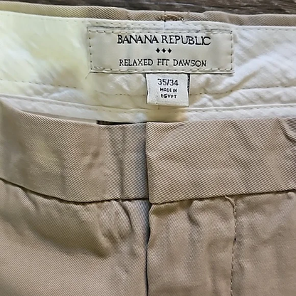 NWOT Banana Republic Men's 35X34 Y Pay More