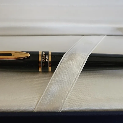 NWT Waterman Paris Black 18K Gold Y Pay More