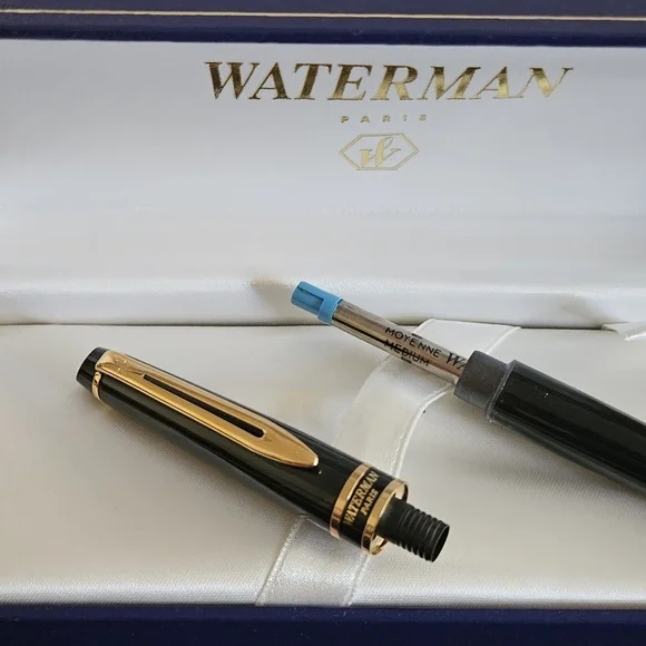 NWT Waterman Paris Black 18K Gold Y Pay More