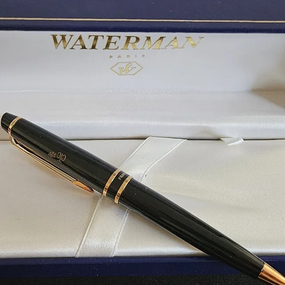 NWT Waterman Paris Black 18K Gold Y Pay More