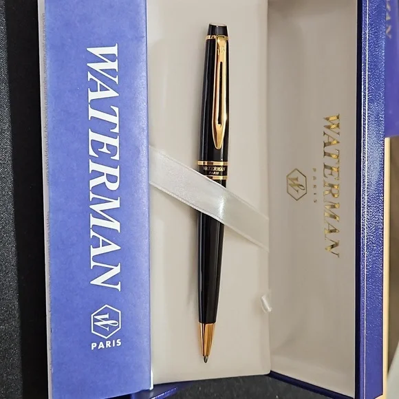 NWT Waterman Paris Black 18K Gold Y Pay More