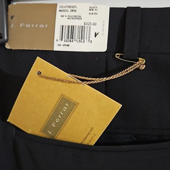 J. Ferrar dress pants, Black, size 36 Y Pay More