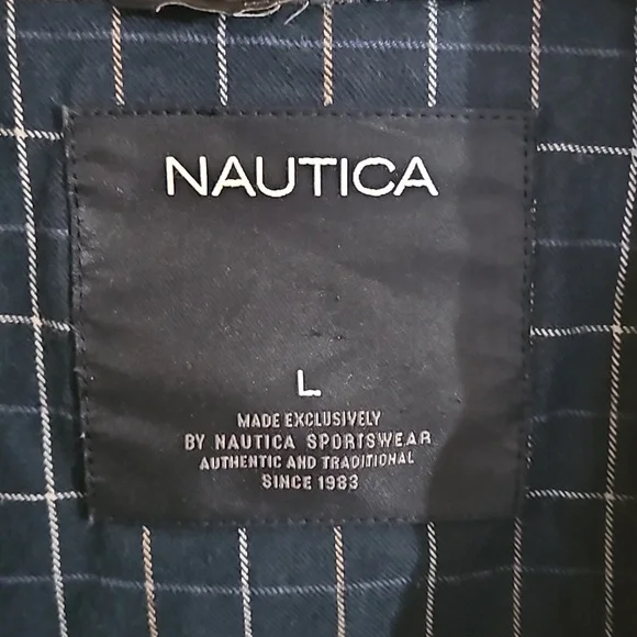 Nautica Casual Khaki Jacket, L Y Pay More