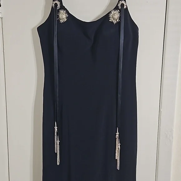 JOVANI NY Evening Dress Blue, Size M (6-8) Y Pay More