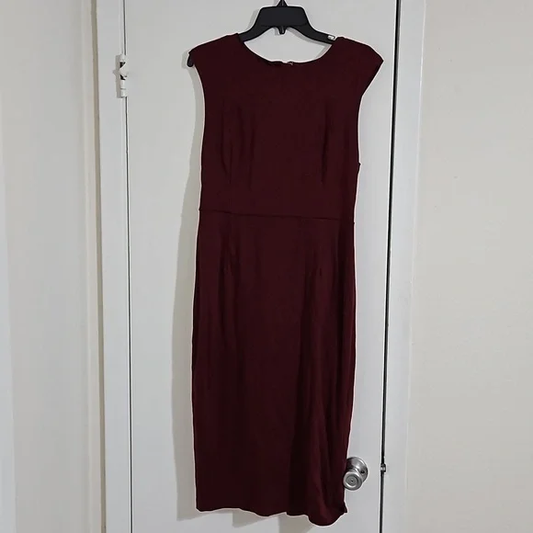 Express Burgundy dress size 10 Y Pay More