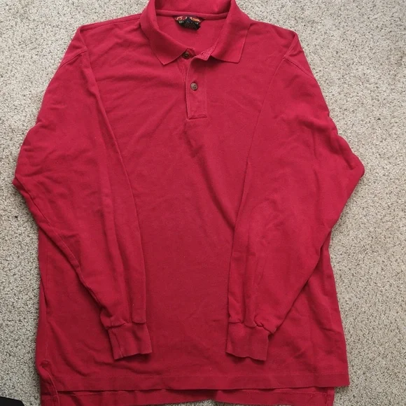 JoS A Bank Sportswear Long Sleeve Polo XL Y Pay More