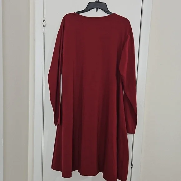 NWT Rebdolls Burgundy long sleeves 3X Y Pay More