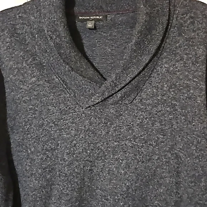 Banana Republic Brushed Waffle Shawl Neck, Size L Y Pay More