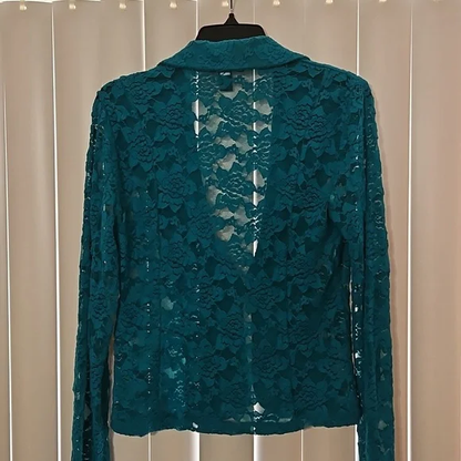 A Turquoise lace formal Jack size S Y Pay More