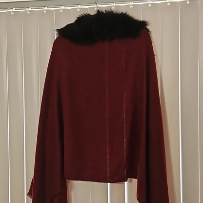 NWT Overall Shawl in Red Y Pay More