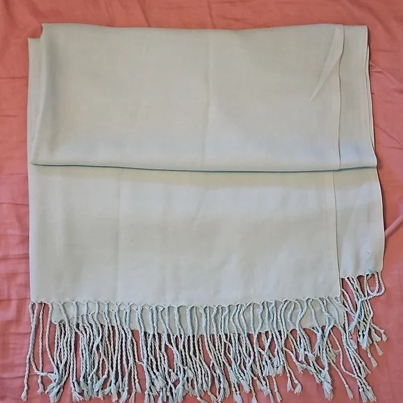 NWOT Green Pashmina Shawl Y Pay More