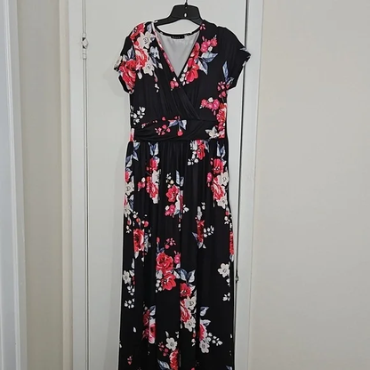 Ouges floral dress size L Y Pay More