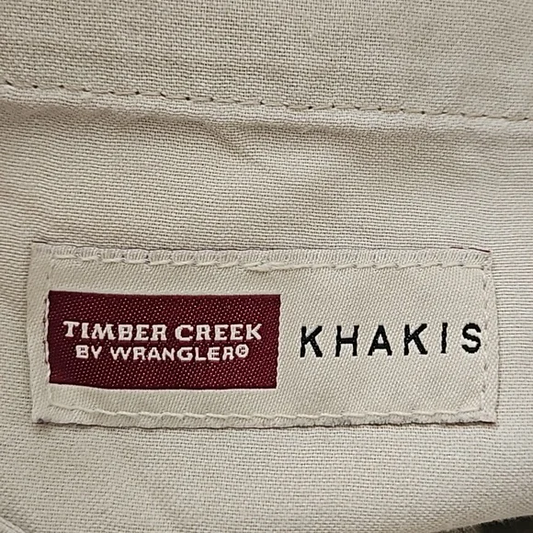 Wrangler Khaki Pants Size - 38X30 Timber Creek Mark on Backside Hardly Noticeable Y Pay More