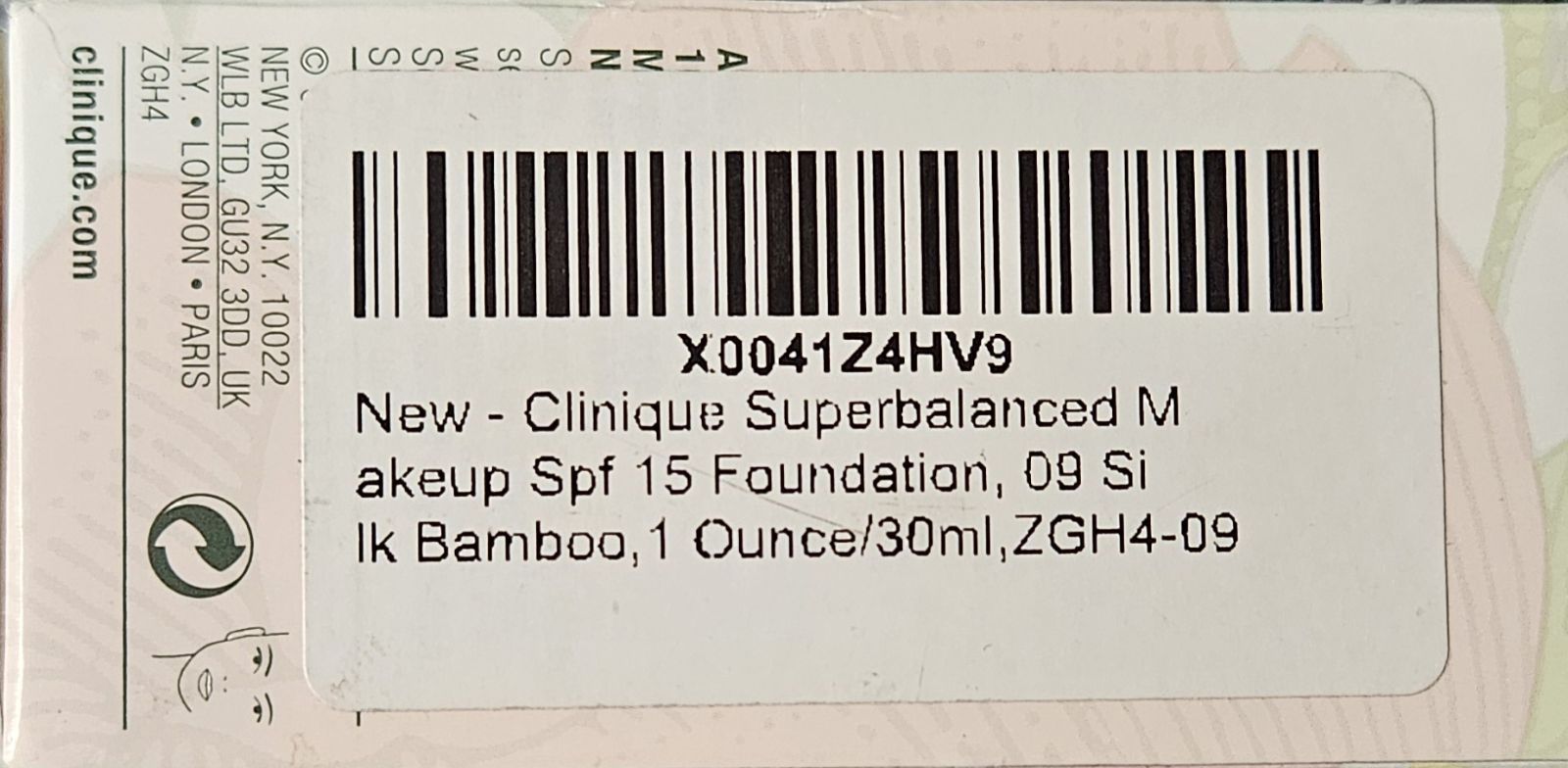 Clinique Super Balanced silk makeup broad spectrum SPF 15 - Bamboo 09 (Pack 2) Y Pay More