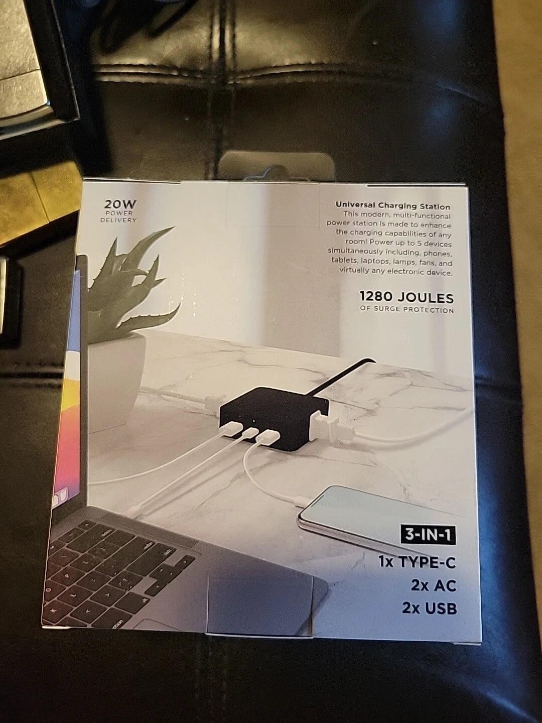 Limitless PowerPro 5-Device Black USB Charger, Type-C, AC Outlets + Cleaning Kit Limitless Innovations